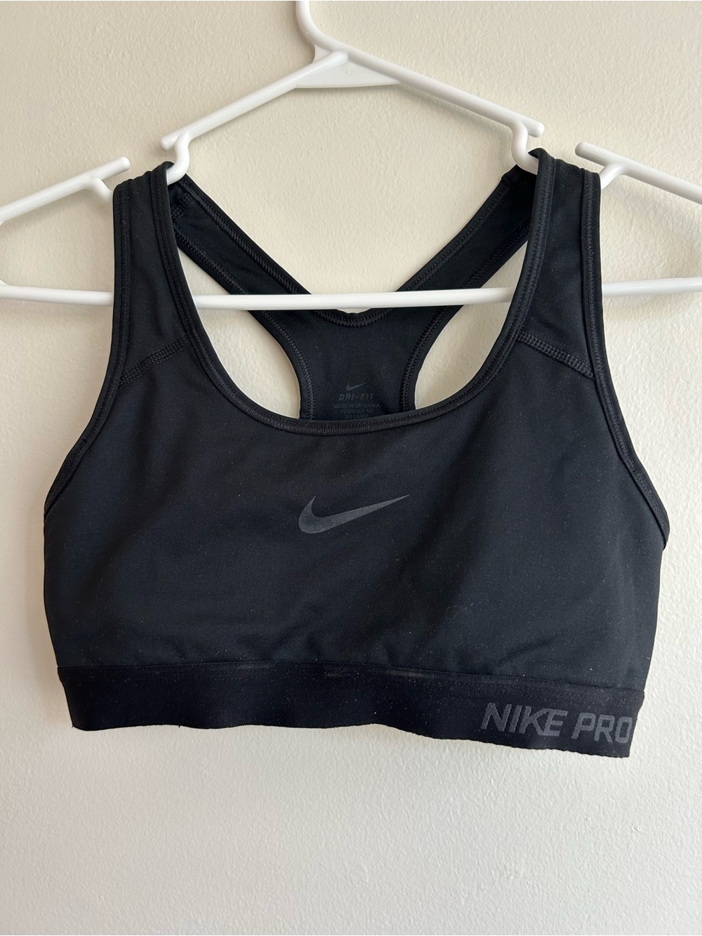 Nike Pro Black Racerback Sports Bra